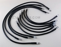 2 AWG Complete Cable Kit for Club Car Precedent 2008.5 â€“ Present with 4x12V Batteries - Navitas AC