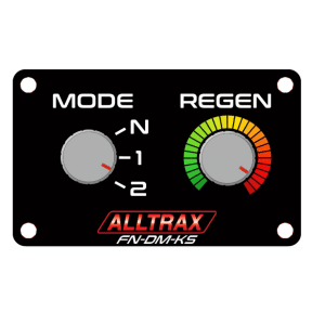 Alltrax FN-DM-KS Performance Knob Dash Mount Panel - XCT (Personality & Speed / Regen)