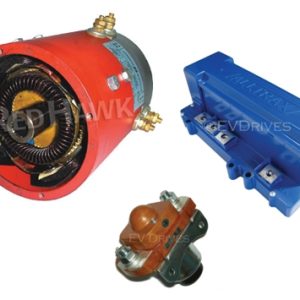 Golf Cart Upgrade Kit - Admiral MOT-B2 Motor, XCT48500 Controller & Accessories (For E-Z-Go DCS)