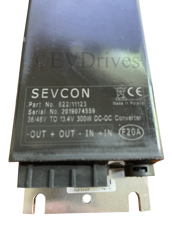 Sevcon DC/DC Isolated Converter / Voltage Reducer 36/48 12V, 300 Watt - 622/11123 (4-Pin) - Image 4