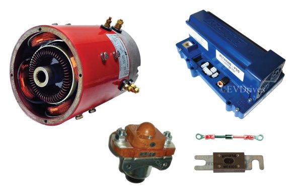 E-Z-Go PDS 48V High Torque Kit - Admiral MOT-B4 Motor, XCT48500 Controller & Accessories