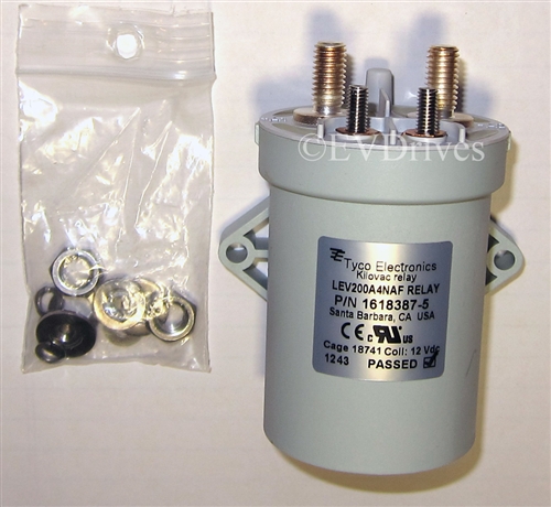 Tyco 500 Amp 12V Relay / Contactor / Solenoid LEV200 KILOVAC LEV200A4NAF (1618387-5)