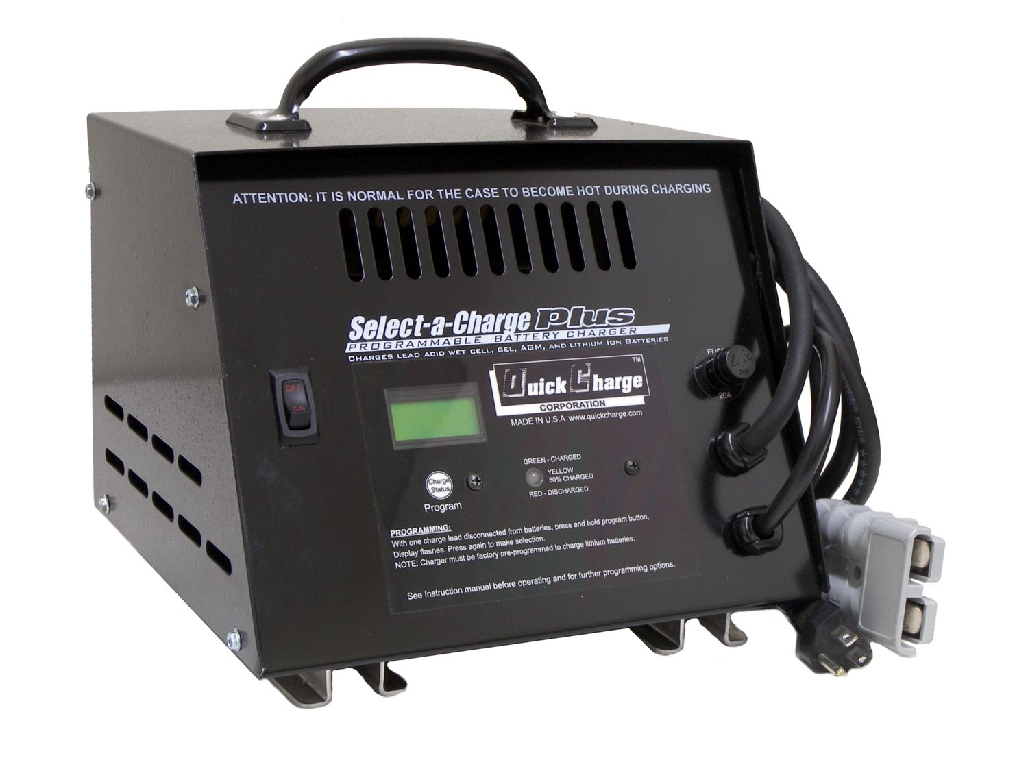 Quick Charge Portable Charger SCP4815 48V 15A with Select-A-Charge, SB50 Connector