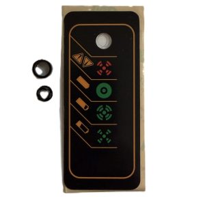Replacement sticker for Delta-Q QuiQ On-Board with remote LED